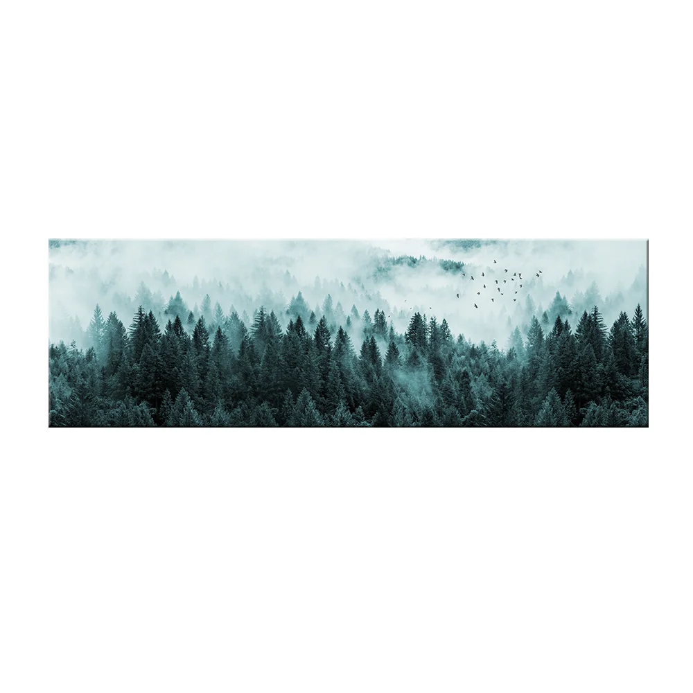 

Nordic Decoration Forest Lanscape Wall Art Canvas Poster and Print Canvas Painting Decorative Picture for Living Room Home Decor