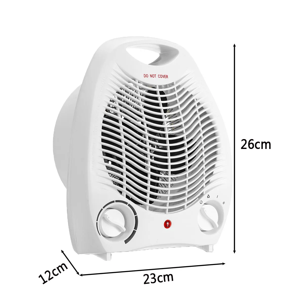 220V 2000W Portable Electric Space Heater Fan Personal Space Warmer Electric Radiator 3 Heating Setting Winter Warmer Machine
