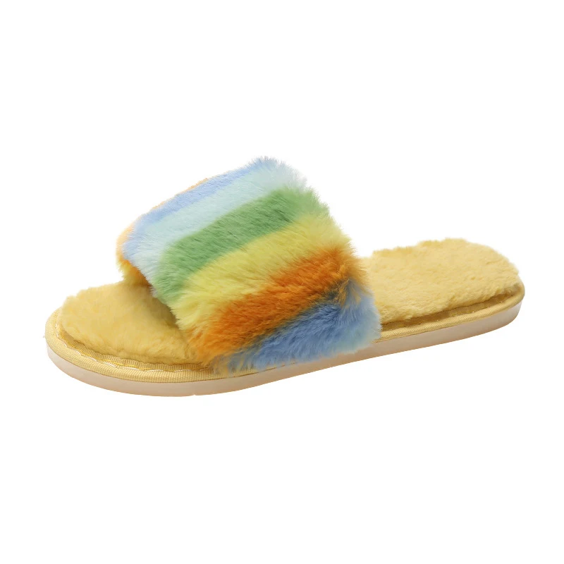 

Women Slippers Female Winter Mixed Color Indoor Non-slip Breathable Shoes Comfortable Leisure shoe Women's Slippers 2021 New