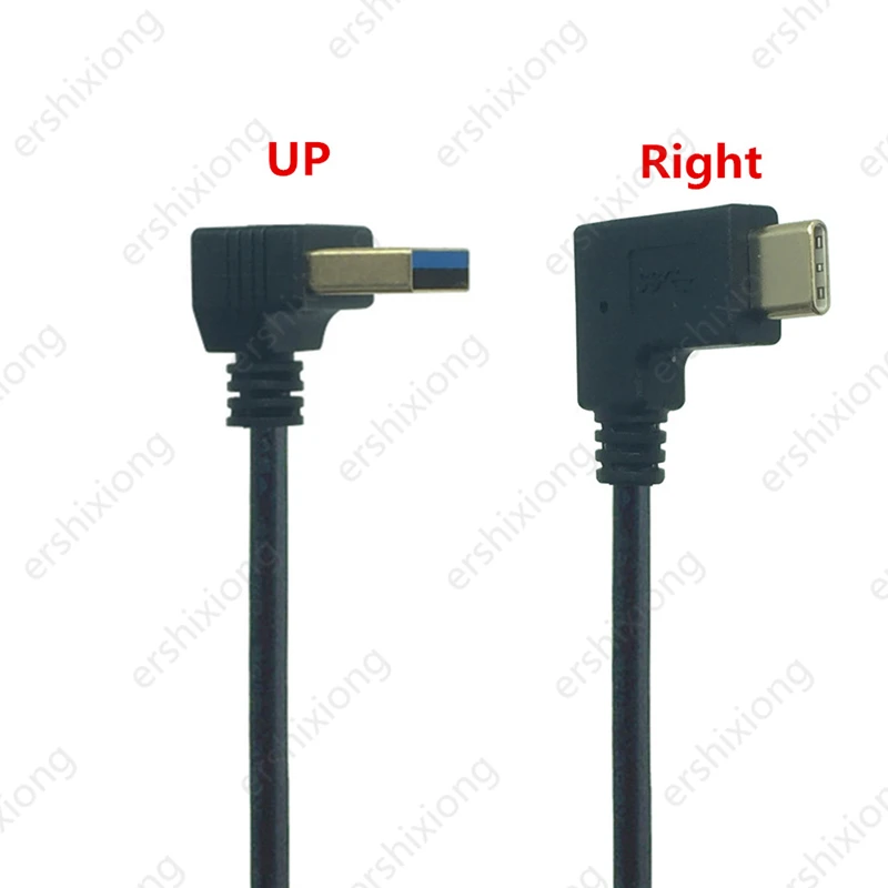 5 GBP/s вверх и вниз налокотник дизайн USB 3 1 C Type к 0 левый правый угол кабель м фута c