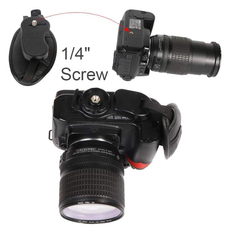 Держатель для камеры с ремешком на запястье мягкий браслет DSLR SLR DV видеокамеры