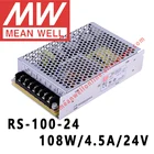 Импульсный источник питания с одним выходом Mean Well RS-100 Series, 100 Вт, 1224 В постоянного тока, meanwell