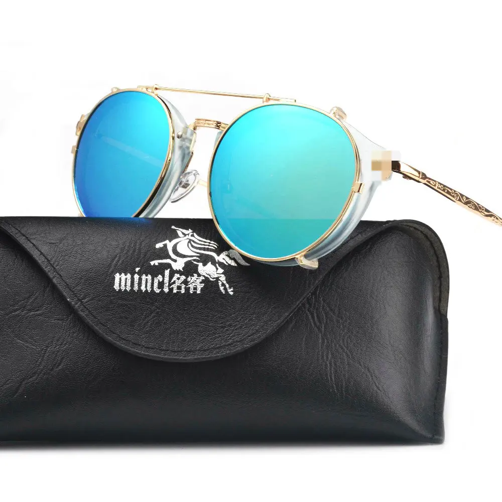 Мужские солнцезащитные очки для близорукости MINCL вождения с клипсой двойного