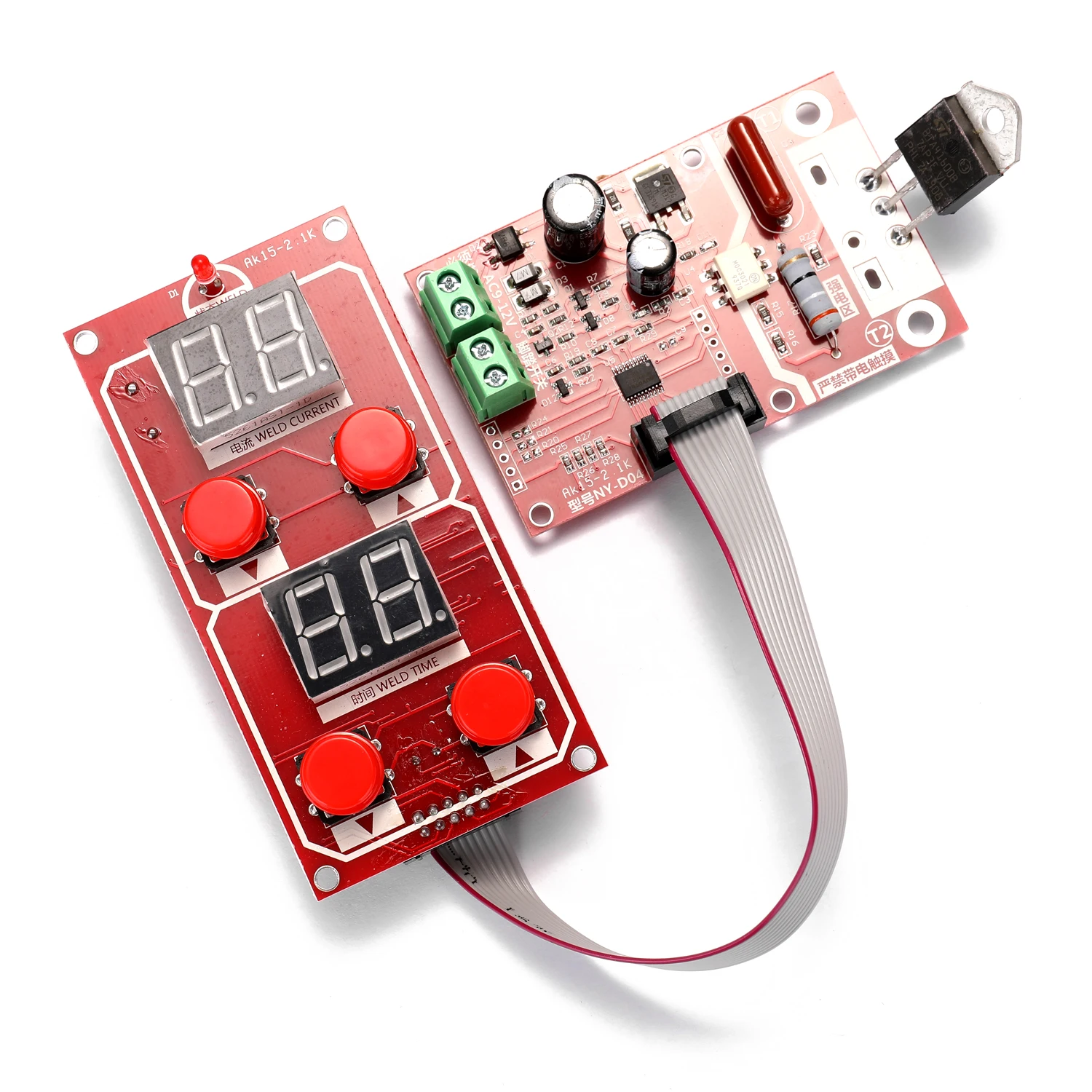 NY-D04 двойной дисплей устройства для точечной сварки трансформаторный контроллер