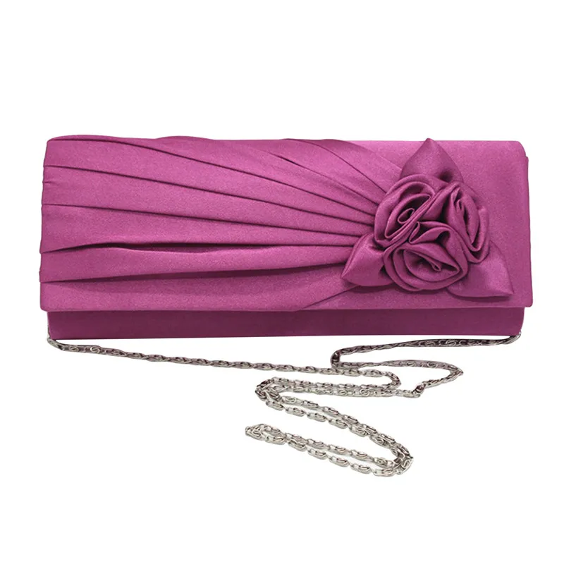 

Women Evening Party Bags Clutch Bag Beautiful Bags Flower With Chain Small Shoulder Handbags Crossbody Bags Female