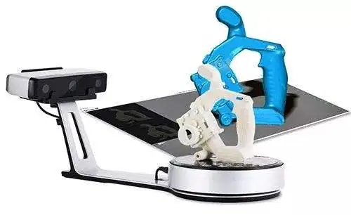 

white light 3d scanner turntable Einscan SE SP for printer