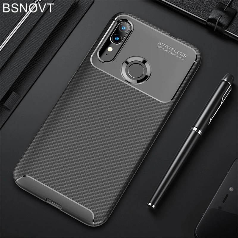 

For Motorola Moto E6 Plus Case Soft Silicone Slim Carbon Fiber Phone Case For Motorola Moto E6 Plus Cover For Moto E6 Plus Case