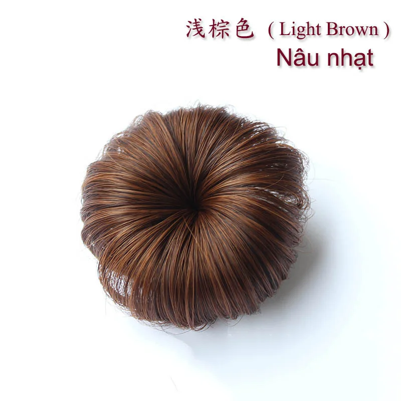 

LVHAN The girl wig female baby head hairpin girl summer foreign style baby hair wig small Headwear Synthetic Chignon For White