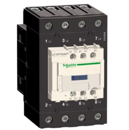 LC1DT60A3Q7 заменяется: LC1DT60AU7 LC1-DT60AU7 4P | 60A 240VAC LC1D контактор переменного тока