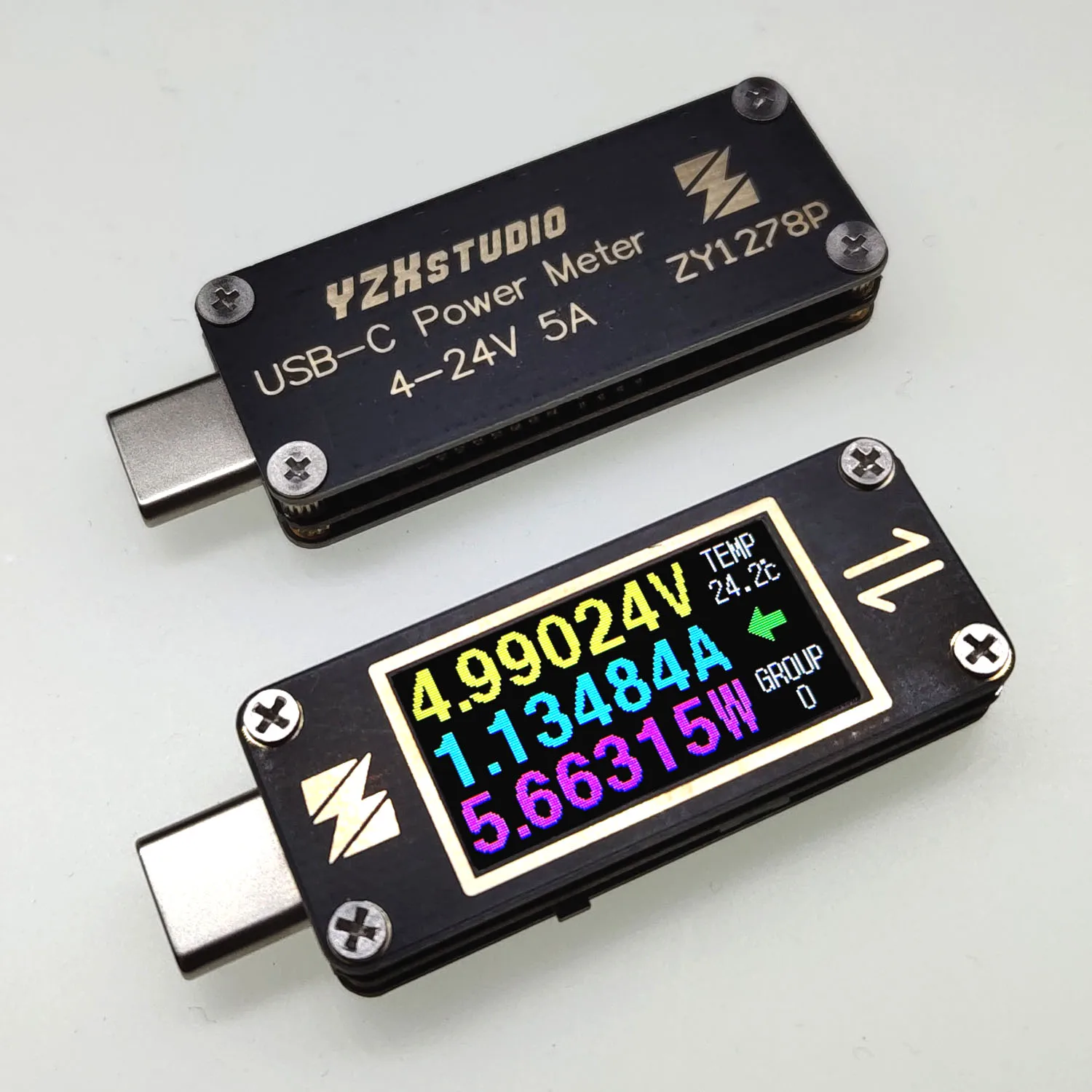 

YZXSTUDIO mini USB-C PD Tester Voltage current pattern waveform oscilloscope Type-C Meter ZY1278E