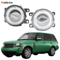 2 pieces car lens led fog lights angel eye drl daytime runinng light lamp for land rover range rover iii l322 2010 2011 2012