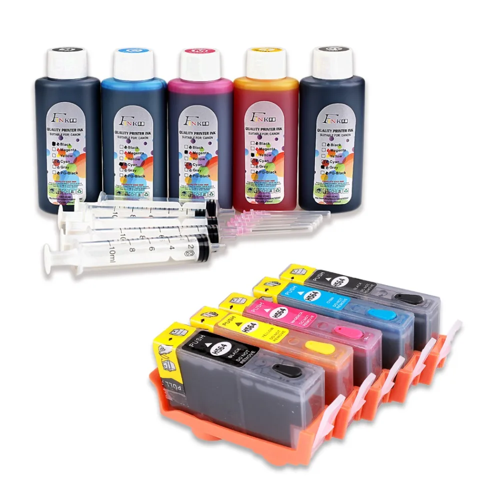Сменные комплекты чернил для hp 178, работа с hp Deskjet 3070A 3520 Photosmart 5510 5515 5520 5521 6521 6510 6520 7510 принтер