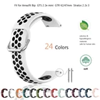 Ремешок силиконовый для Amazfit GTS 2 mini 2e Bipbip liteGTR 3 Pro, браслет для amazfit stratos 22s 3, 47 мм 42 мм 2e, 22 мм