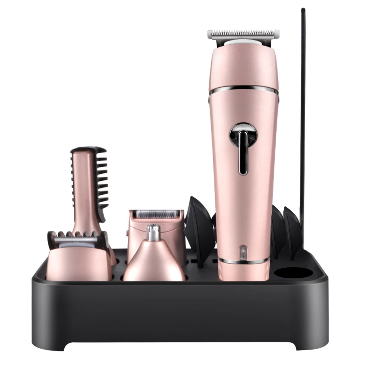 

5-In-1 Electric Hair Clipper Waterproof Rechargeable Nose Hair Trimmer Clipper Set Body Hair Sideburns Shaver Shaver Set