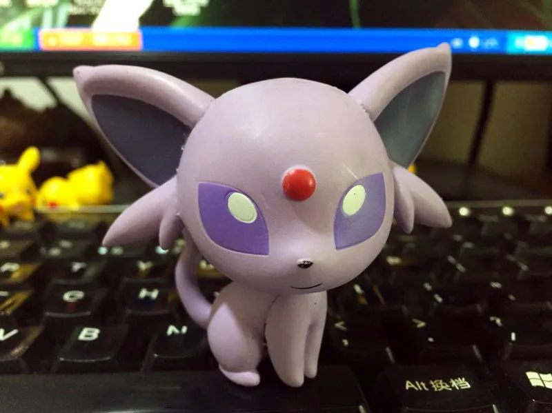

Genuine Pokemon Espeon with Big Head Action Figure Model Toys
