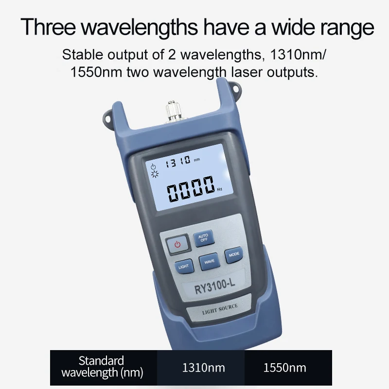 Hand-held RY3100-L Fiber optic laser light source tester FTTH Optic Light Source Multi Wavelength 1310 1550nm | Мобильные телефоны