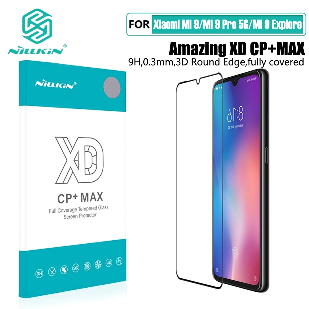 Для xiaomi mi 9 закаленное стекло для xiaomi mi 9 SE защита экрана NILLKIN Amazing H+ PRO CP XD стеклянная пленка mi 9 Pro 5G
