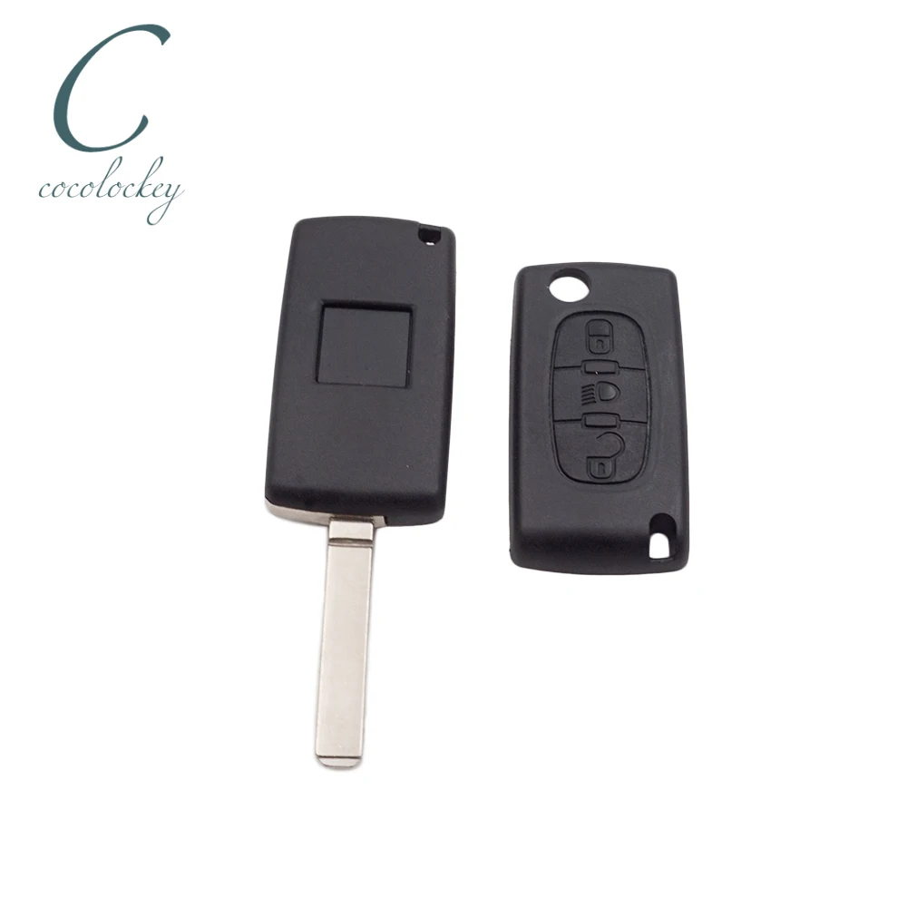 Cocolockey 3 кнопка Удаленное Управление оболочки для Citroen C3 C4 C5 C6 Picasso Peugeot 107 207 307 407 308 408