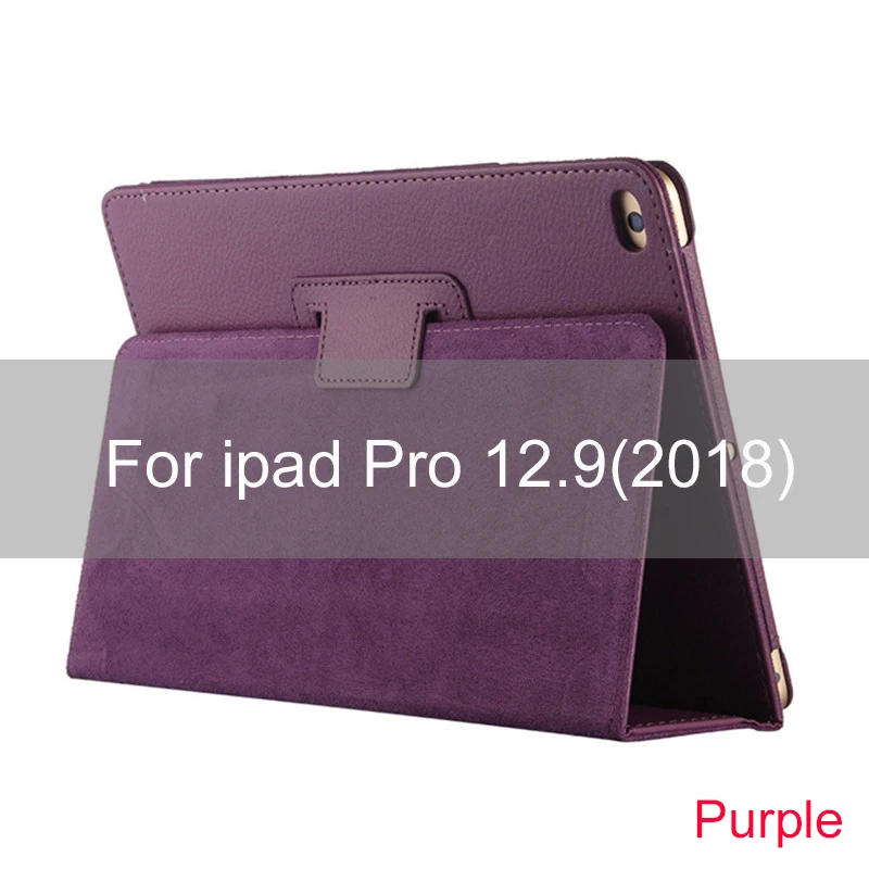 For pro 12.9(2018) Essidi кожаный чехол-подставка для ipad pro 12,9() Anto Wake Sleep Tablet Cover Skin для ipad pro 12,9 - Цвет: For pro 12.9(2018)