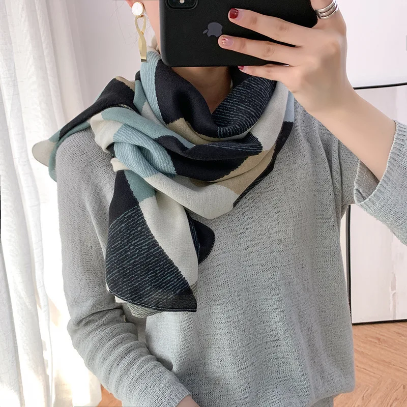 

New Scarf Female Season Spring Thin Shawl Cotton Scarf Winter Scarves for Ladies Echarpe Femme Hiver Luxe Szalik Damski