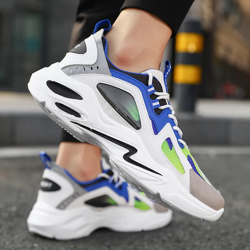 Новинка 2020 мужская обувь зима осень повседневная для бега большая кожа головы из