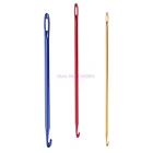 50 комплект одежды из 3 предметов Алюминий вязальный крючок DIY вязать инструмент с прицелом Вязание швейная спица вязальный крючок