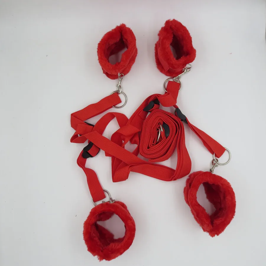 Пушистые наручники манжеты на лодыжку БДСМ бондаж для кровати ремни Ремни Фетиш