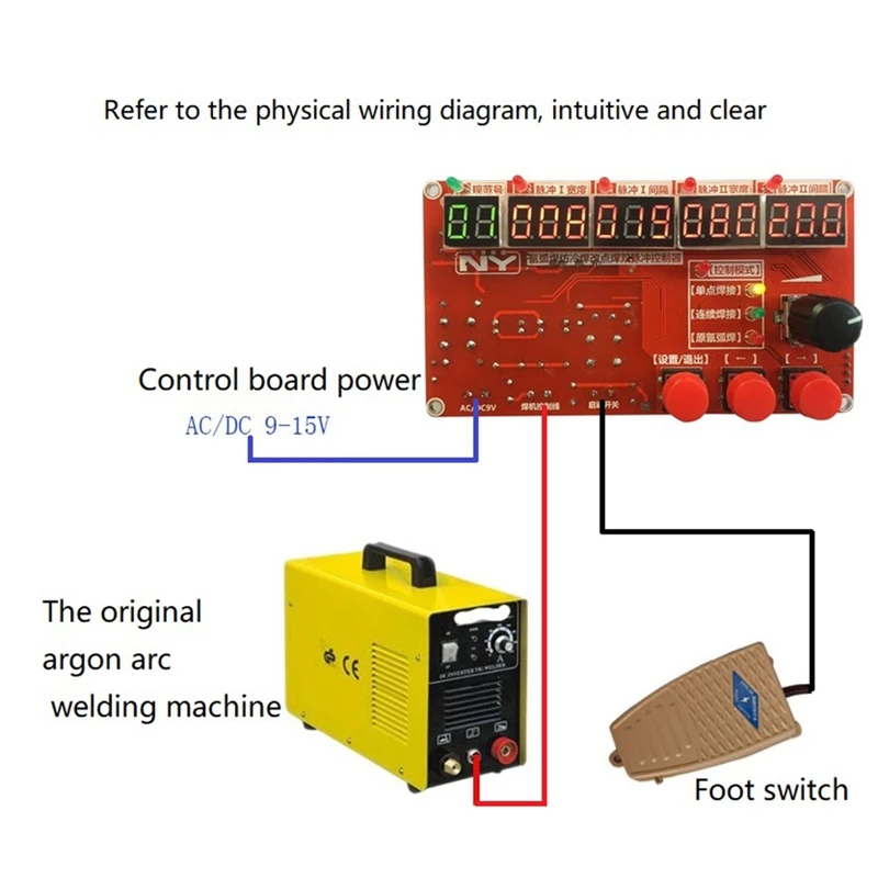 Argon Arc Welding Spot Cold Plate Modified Imitation Control Pulse Time Controller | Инструменты