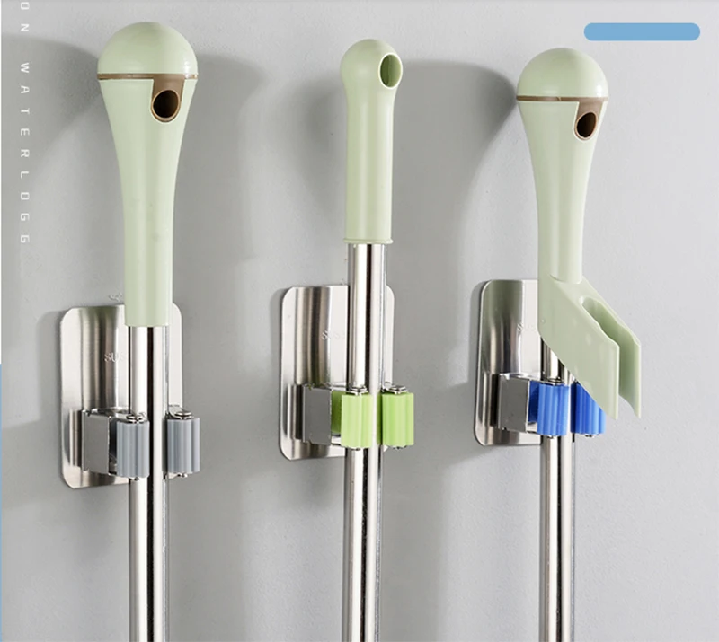 Сохнущая на воздухе щетка вешалка ручке веник настенный клей Ванная комната для