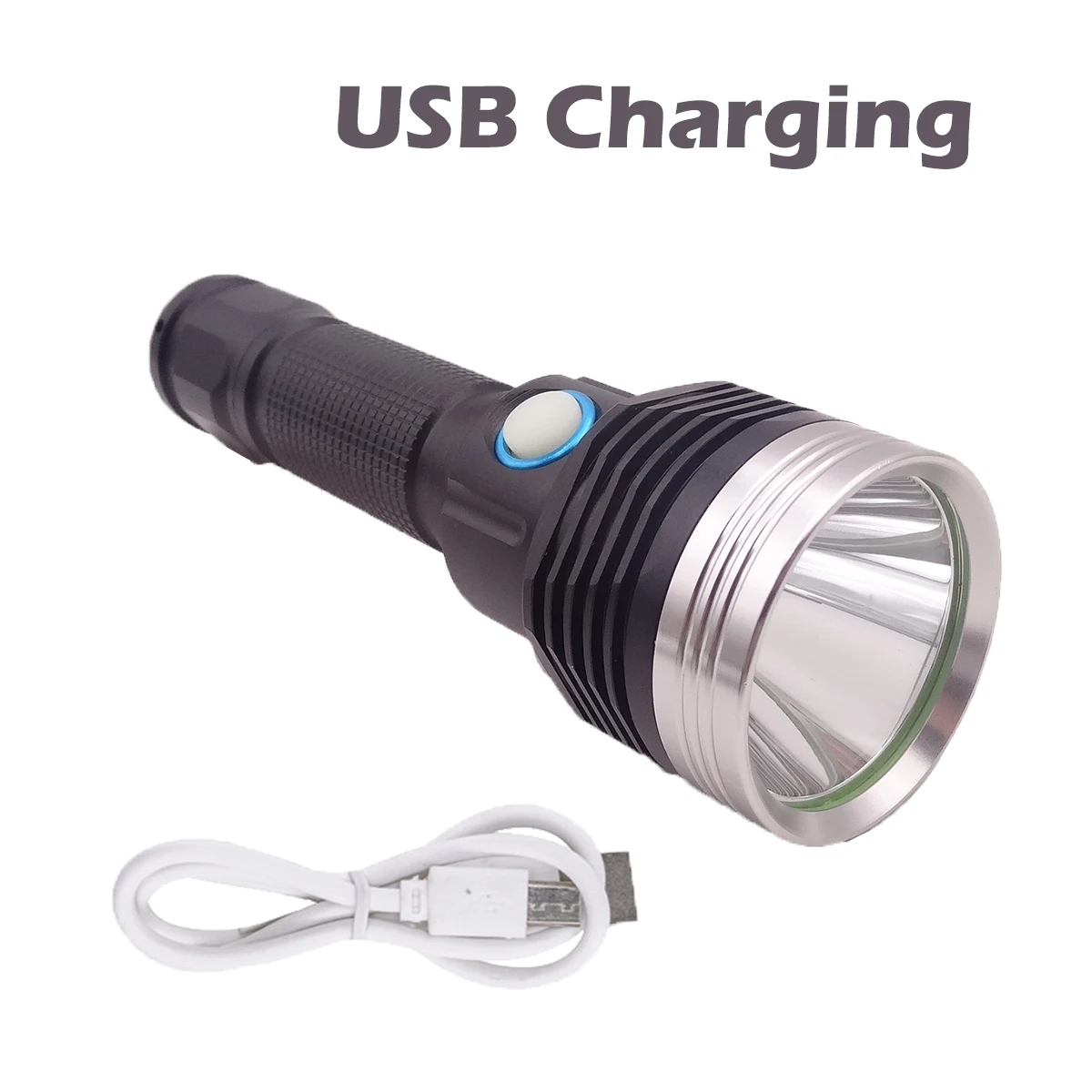 Головка из нержавеющей стали 18650 USB флэш светильник Luminus SST 20 200 метров дальность