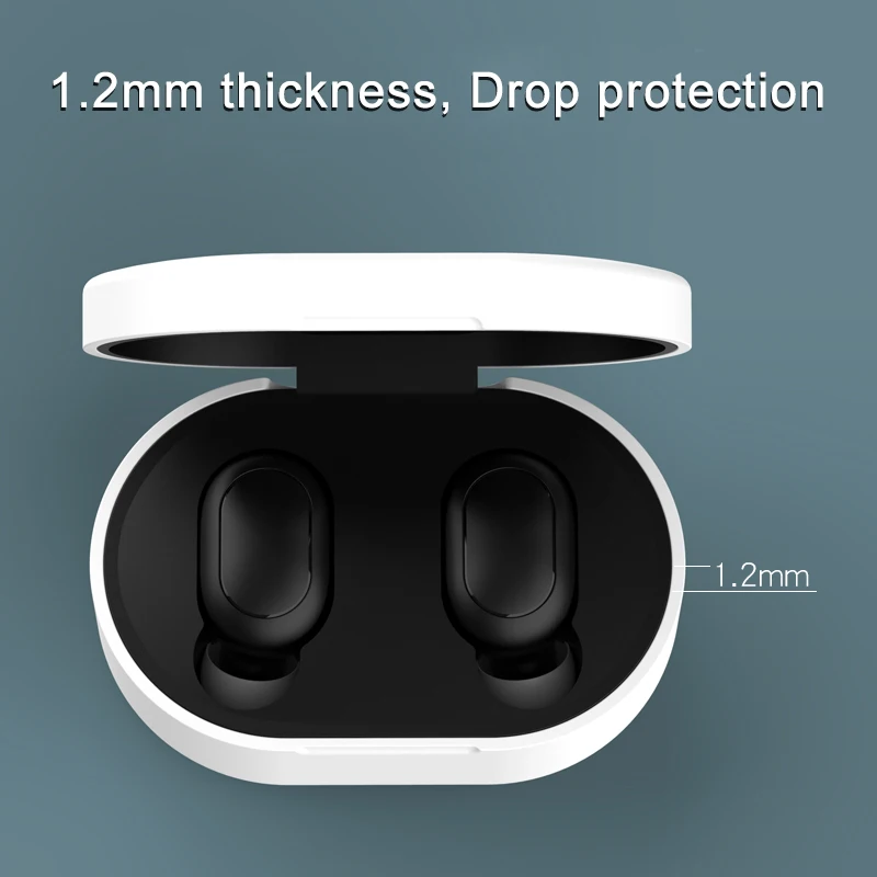Беспроводной Bluetooth наушники TWS зарядный чехол для Redmi Airdots гарнитура силиконовый
