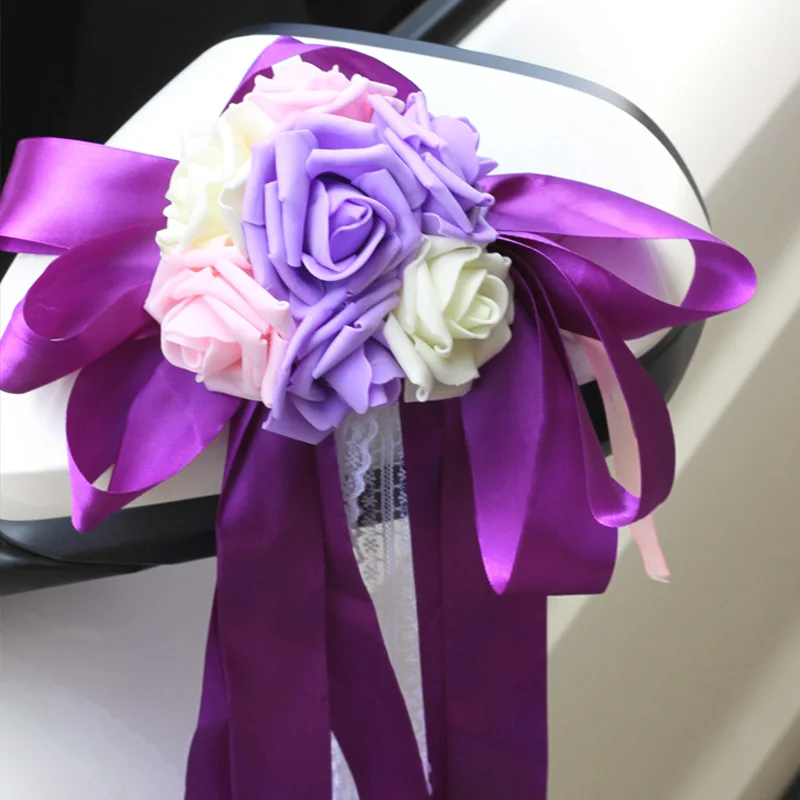 Автомобильная дверная ручка цветок товары для свадьбы вечеринки фестиваля 1 шт.