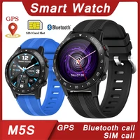m5s smartwatch men gps with sim card fitness compass relogio inteligente smart watch women montre connect%c3%a9e 2021 for smart phone