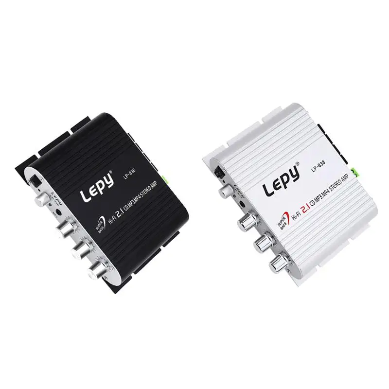 Цифровой мини-усилитель мощности для Lepy LP-838 Hi-Fi 2.1CH цифровой сабвуфер стерео бас