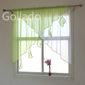 Современный Тюль с подвеской, отличная вуаль для гостиной, кухни, балкона, оконные шторы, модный домашний декор