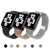 milanese watchband for apple watch 38mm 42mm 44mm 40mm stainless steel women men bracelet band strap for iwatch 3 4 5 6 se