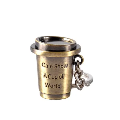 B Креативный бариста, брелок для кофе, ручка машины для кофе, Moka Pitcher, брелок, портативная кофейная посуда, аксессуары для приготовления эспрессо, подарок - Color: B