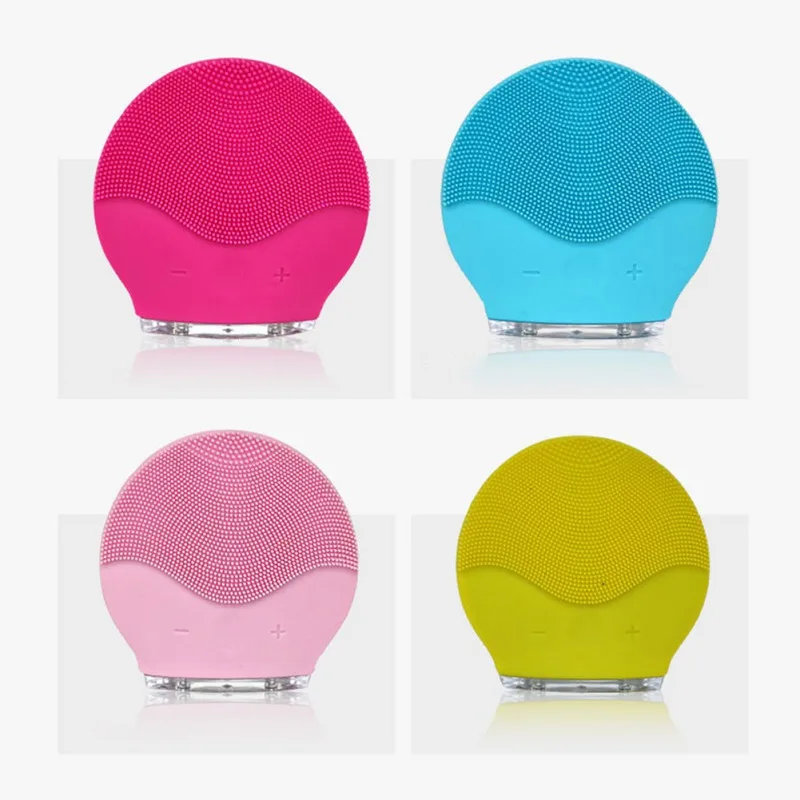 1 шт. Электрический Очиститель для лица силиконовая Очищающая щетка сужающая