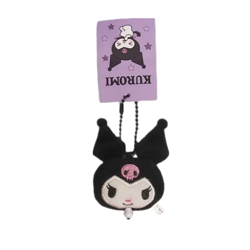 6 см мультфильм аниме Sanrioed плюшевые игрушки Kuromi плюшевый кулон мягкие детские Kawali