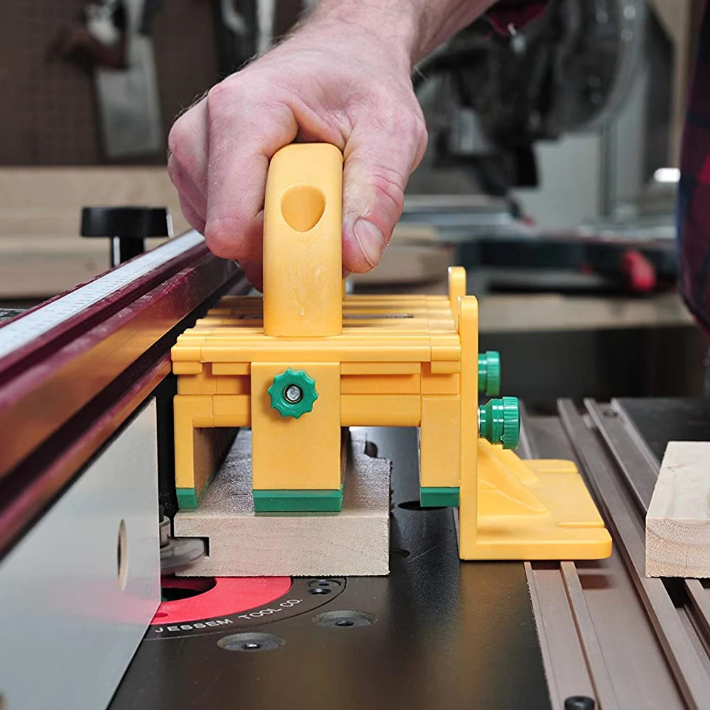

WoodWorking Push Handle Table Saw 3D Safety Pushblock Easy Feeder for Table Jointer Milling Table Saw Router Cut Pusher Tools
