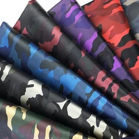 100138cm camouflage faux leather artificial pu leather fabric for upholstery background wall sliding door furniture material