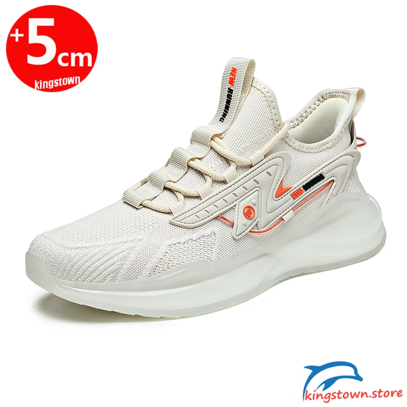 

Мужские кроссовки, увеличивающие рост, мужские модные детские кроссовки, дышащая трикотажная обувь, увеличивающая рост, 5 см