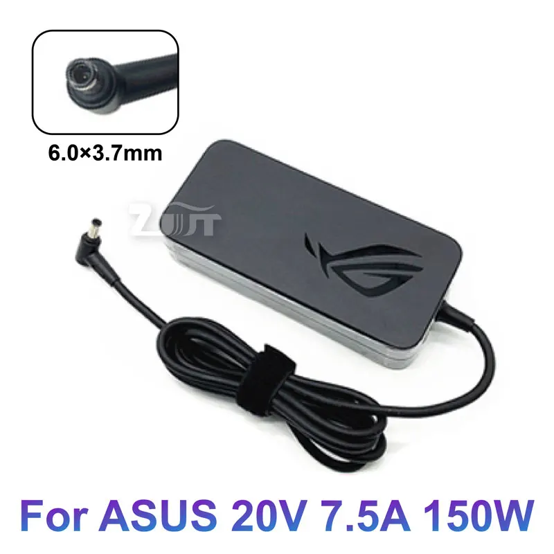 

20V 7.5A 150W 6.0*3.7mm AC Laptop Adapter Power For ASUS ADP-150CH B Charger FX505 FX505D FX505DU FX505DT FX95G/D FX95GT