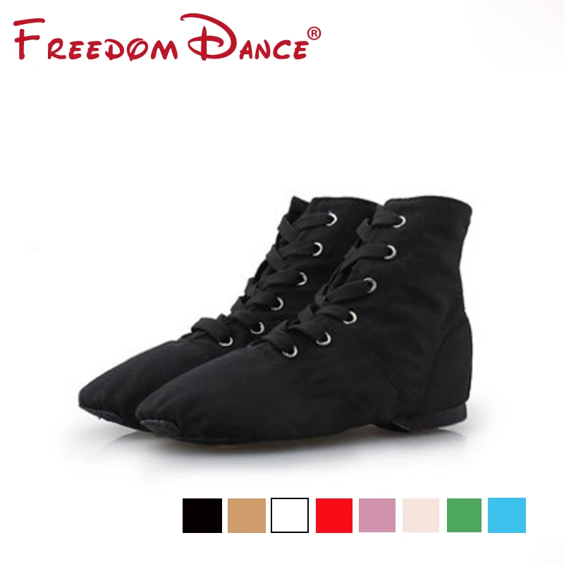 

Men Women Sports Dance Sneakers indoor Fitness Shoes Ballet Jazz Dance Shoes Lace Up Dancing Boots Red Tan Pink Blue Ballet Flat