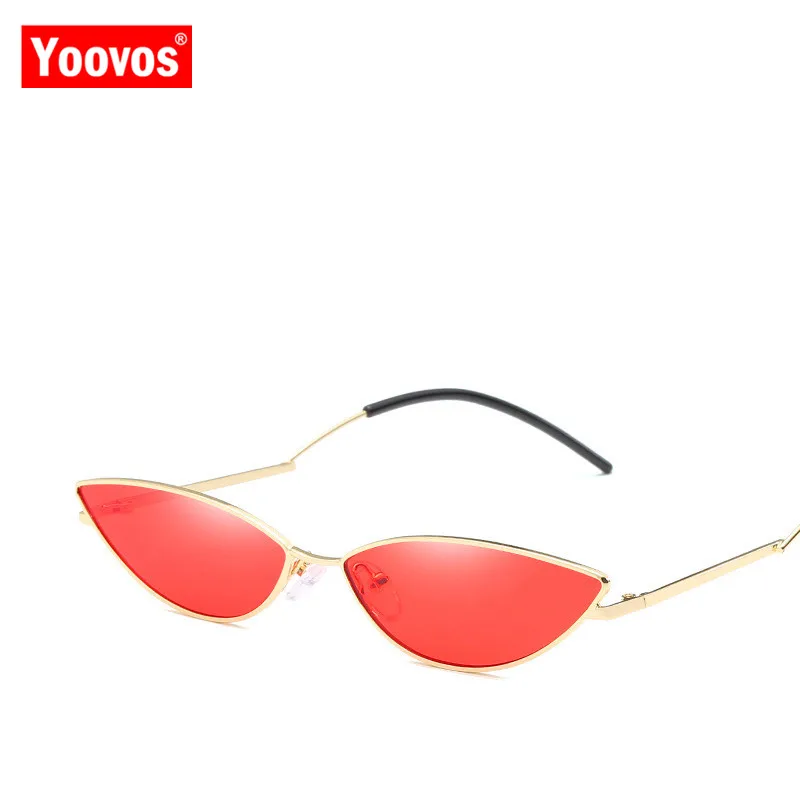 

Yoovos New Cateye Sunglasses Women 2021 Fashion Small Frame Metal Women Sunglasses Classic Vintage Gafas De Sol De Mujer