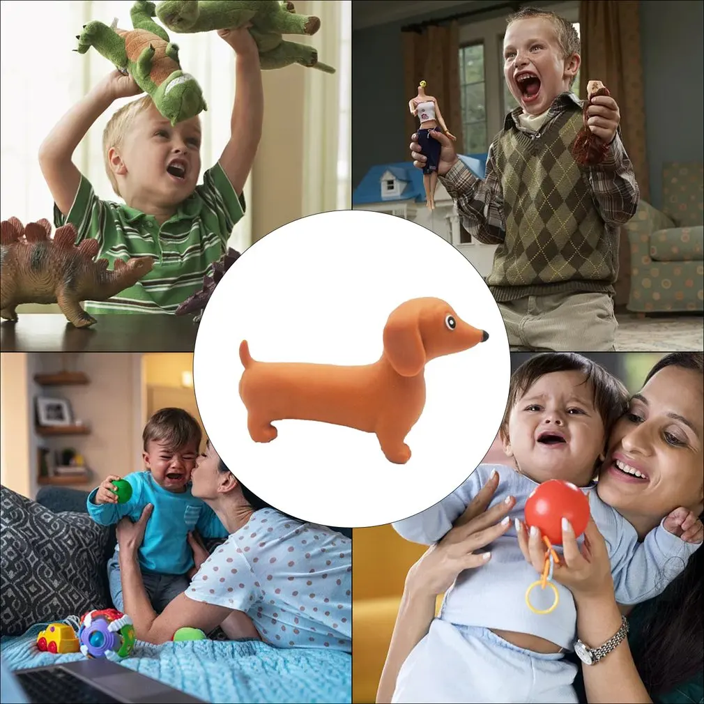 

Pressure Reduction Fun Creative Gifts Simulation Dog Pug Stress Reliever Toys Kids Adults Anti-Depression Squeeze Toys