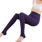 Женские утепленные бархатные эластичные леггинсы, женские зимние теплые леггинсы с высокой эластичной талией, облегающее термобелье