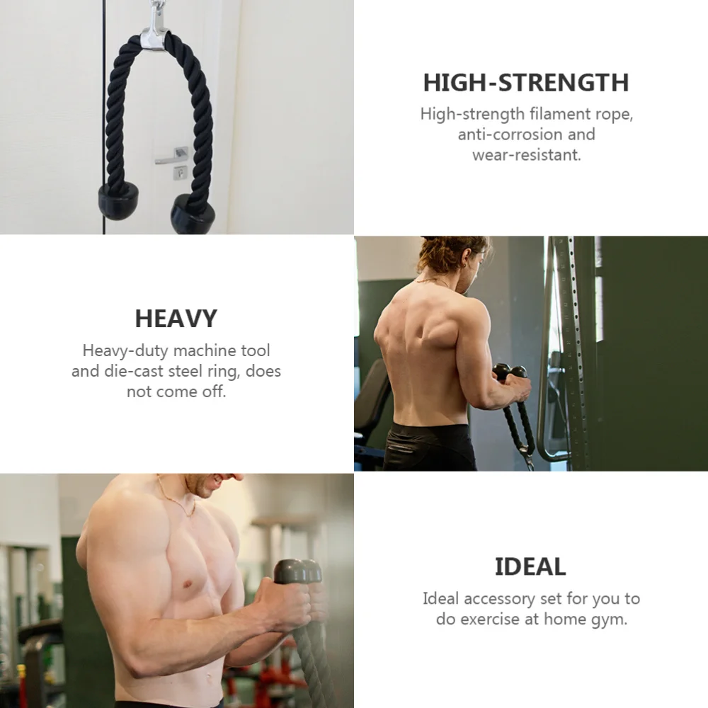 

1 Set Triceps Pulley System Arm Strength Training Pulley DIY Pulley Attachment