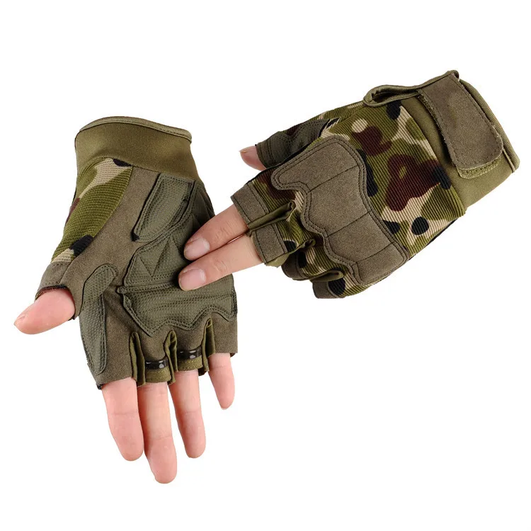 

New Men Women Tactical Half-finger Gloves Outdoor Sports Riding Gloves Mountaineering Anti-skid Training Protective Gloves