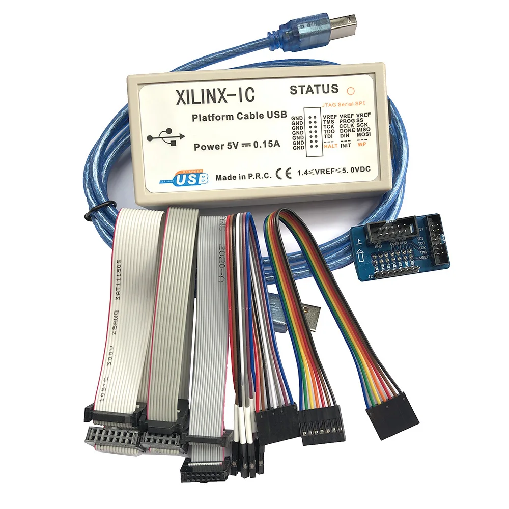 Xilinx Platform Cable USB Download Jtag Programmer for XILINX CPLD FPGA ISP PROM FT2232 Version | Электронные компоненты и